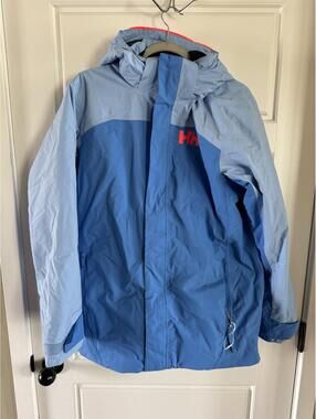 Helly Hansen Juniors Level Snow Jacket Ultra Blue Size 176/16 $170